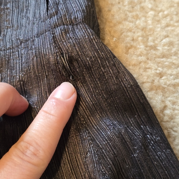 Eileen Fisher Silk Crinkle Lightweight Jacket - Picture 8 of 8